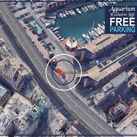 Aquarium Exclusive Loft - Private Parking Apartment Генуа Екстериор снимка